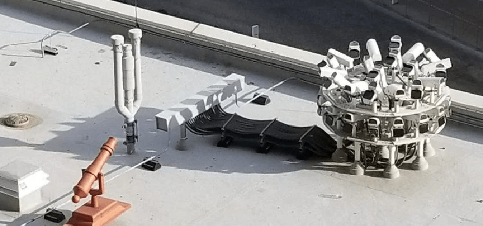 Lächeln Sie für die Überwachungskameras vor Ihrem Las Vegas Strip Balcony